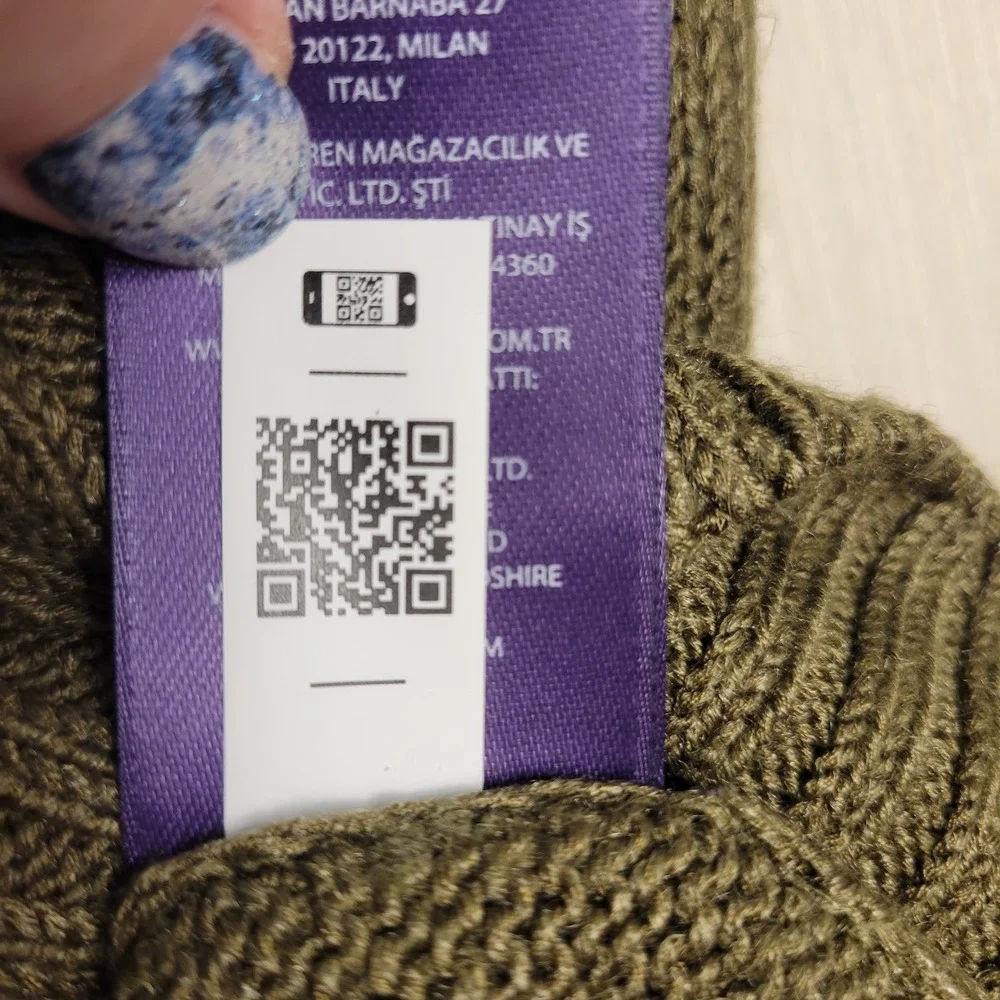 Ralph Lauren Purple Label Silk Linen Crew Neck Sweater Mens M Olive Green $995